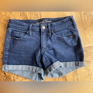 Universal Thread Mid Rise MIDI Jean Shorts